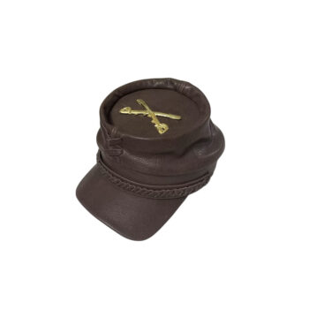 American Civil War Kepi leather Cap