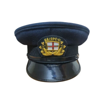 British & Irish Ferries Original Quality Officer's Hat & Gold Wire Badge 40 50'S