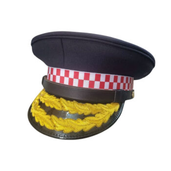 British Police officer peak Cap  Hat ( navy blue Wool Top)