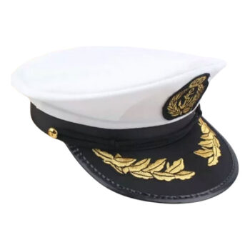 Costume Caps Police Hat Performance Uniform Black Octagonal Cap Police Navy Hat