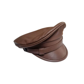Finest Soft Real Leather Biker ,Muir Cap us Hat