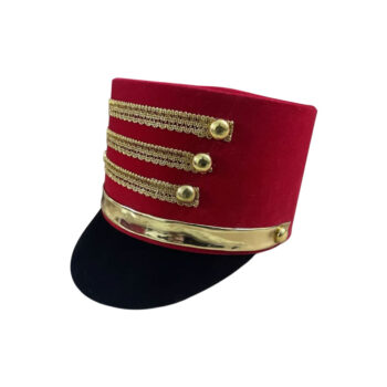 Military Marching Band White Peak Cap, Peaked Hat Headgear