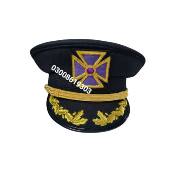 Past Grand Commander Knights Templar Commandery Fatigue Cap Masonic Hat