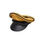 Real Leather Muir Biker Peaked Police Gay Military Cap