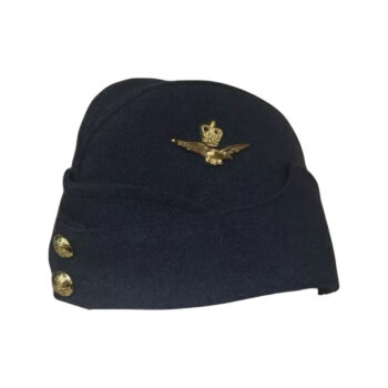 Regulation RAF Officers Side Cap All size  Side Hat Red Lining with velvet