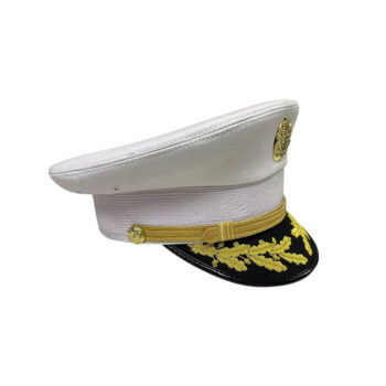 Replica US Army Field Grade Officer Service Dress White Hat Cap