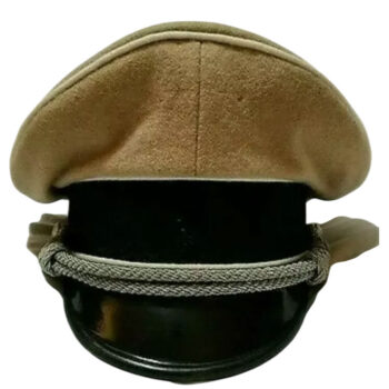 Replica WW2 German Desert officer Hat Cap Visor WWII Officer Cap