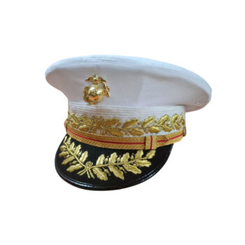 The Salute Uniforms USMC COMMANDANT DRESS WHITE HAT