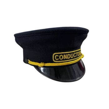 Train Conductor Railway Cap Railroad Officer style hat