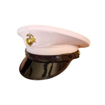 USMC US Marine Corps Dress Blue white enlisted frame hat cover