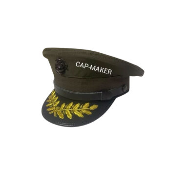 Vietnam Era USMC Officer's Visor Service Cap or Hat w EGA Device