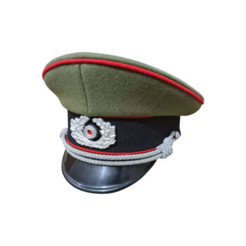 WW2 German Wehrmacht Heer Officer Visor Cap available in all pipings