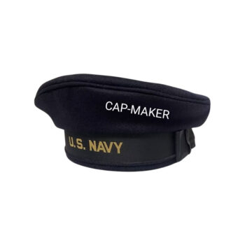 WW2 U.S. Navy (USN) Navy Blue Wool Named Donald Duck Hat w USN Tally