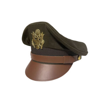 WW2 US American USAAF Army Military General Officers Crusher Visor Hat Cap