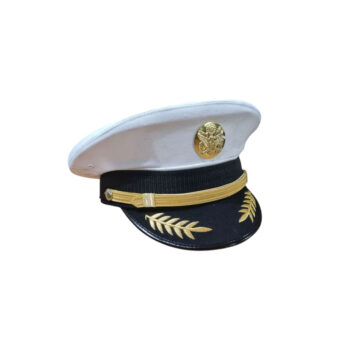 WW2 US Officer Visor Hat Army Air Force Crush Cap Pilot